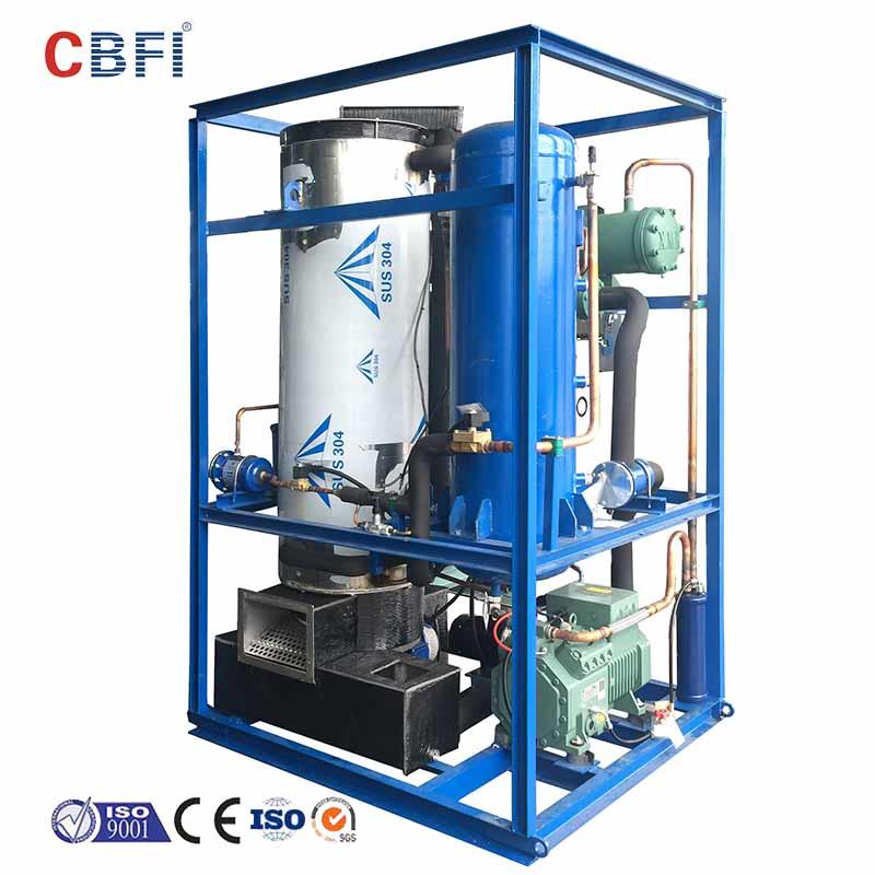 CBFI TV30 3 Tons Per Day Ice Tube Maker For Edible Usage