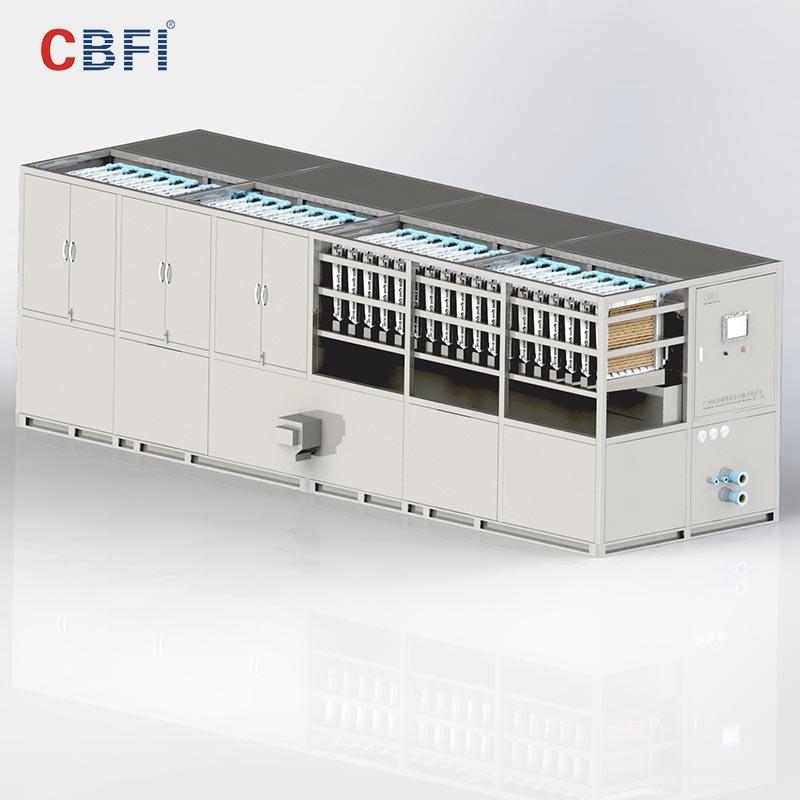 CBFI CV10000 10 Tons Per Day Cube Ice Maker With PLC Controller
