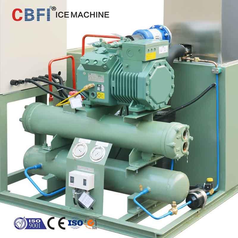 CBFI BBI50 5 tonnes par machine de machine à glace de bloc de jour utilisée R404A