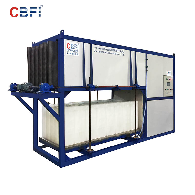 Commercial Block Ice Maker & Cbfi Abi50 5 Tons Per Day Direct Cooling
