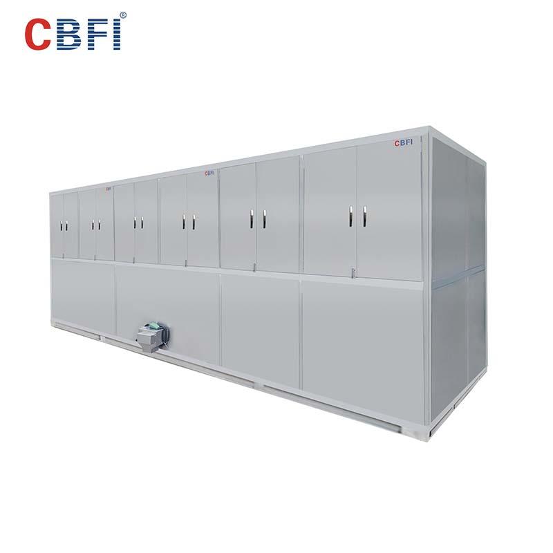 CBFI CV10000 10 tonnes par fabricant de glace de cube de jour avec le contrôleur de PLC