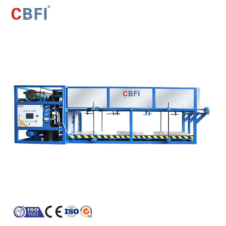 CBFI ABI50 Máquina de bloco de gelo de resfriamento direto 5 toneladas por dia