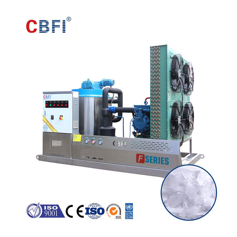 CBFI BF5000 5 ton dziennie kontenerowa maszyna do produkcji płatków lodu