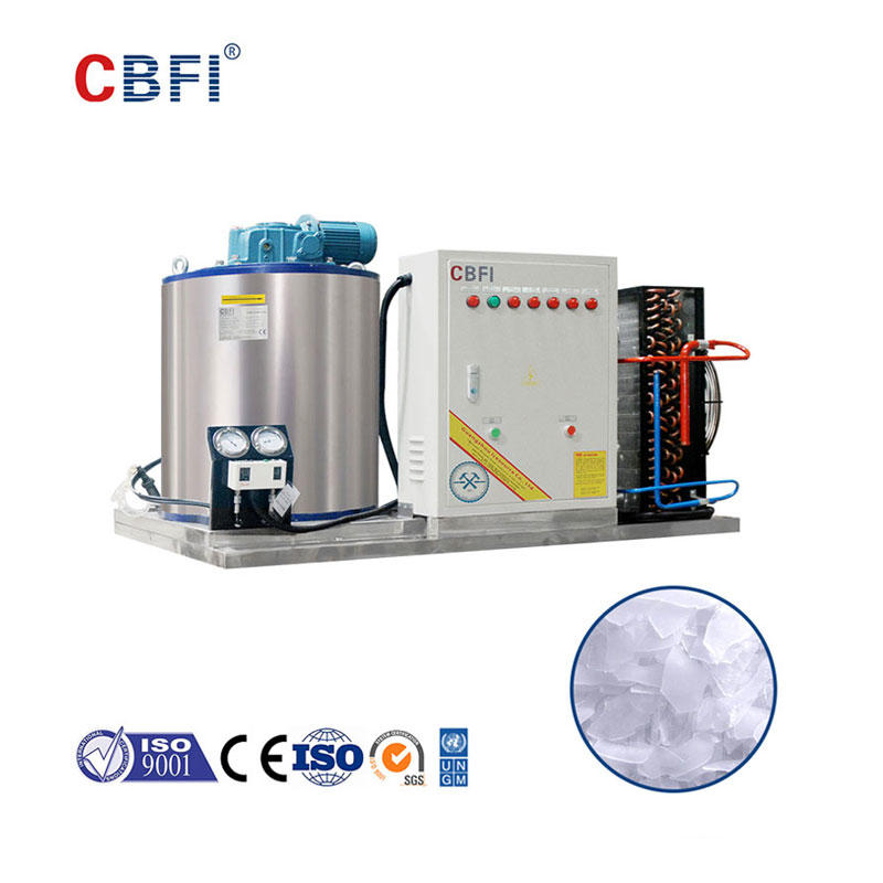 CBFI BF1000 1 tonelada por dia Flake Ice Maker para lojas de peixes