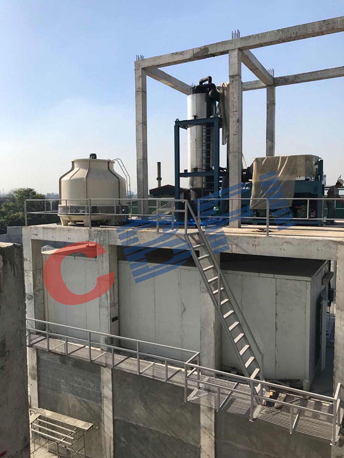 2Set of 30tons Tube Ice Machine Plant and Ice Cold Storage, Philippines