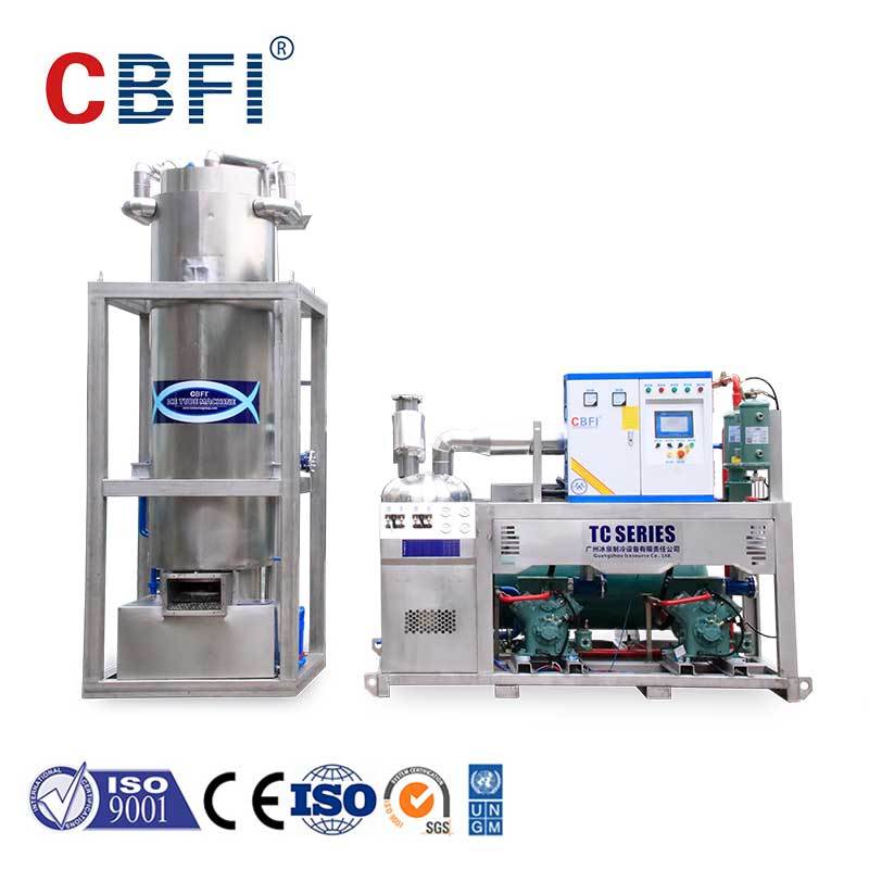 CBFI TV100 10 Tons Per Day Tube Ice Machine For Hotels