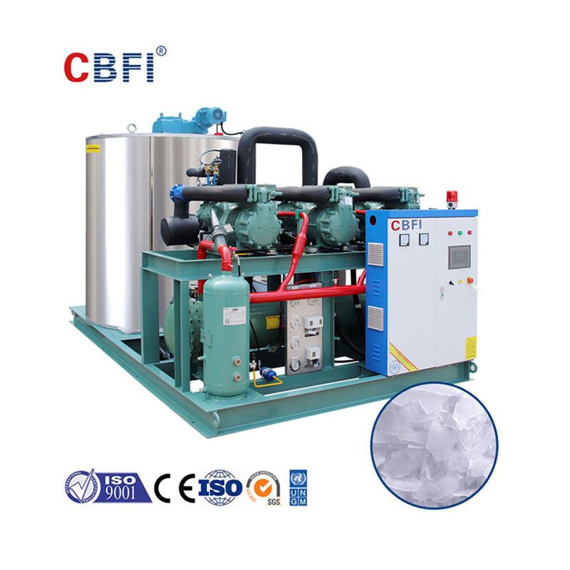 CBFI BF10000 Máquina de Floco de Gelo com Água do Mar de 10 toneladas
