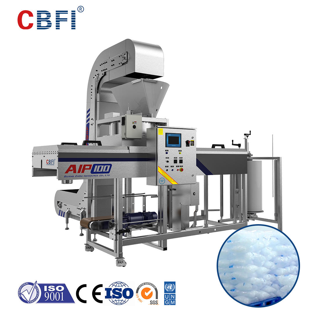 آلة تعبئة الثلج الأوتوماتيكية CBFI® AIP100