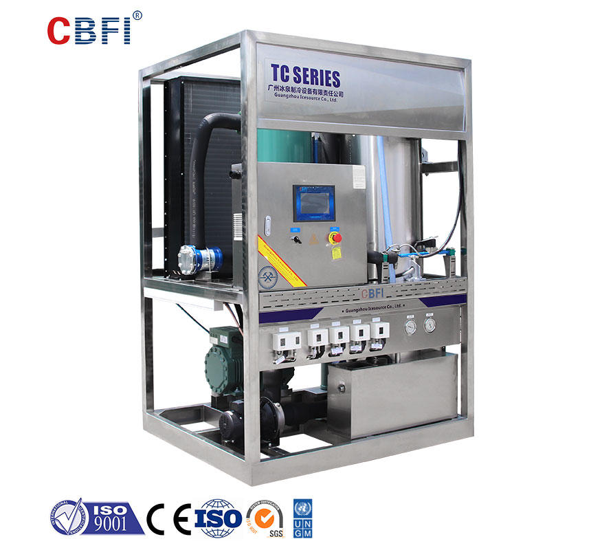 CBFI TV30 3 Tons Per Day Ice Tube Maker For Edible Usage