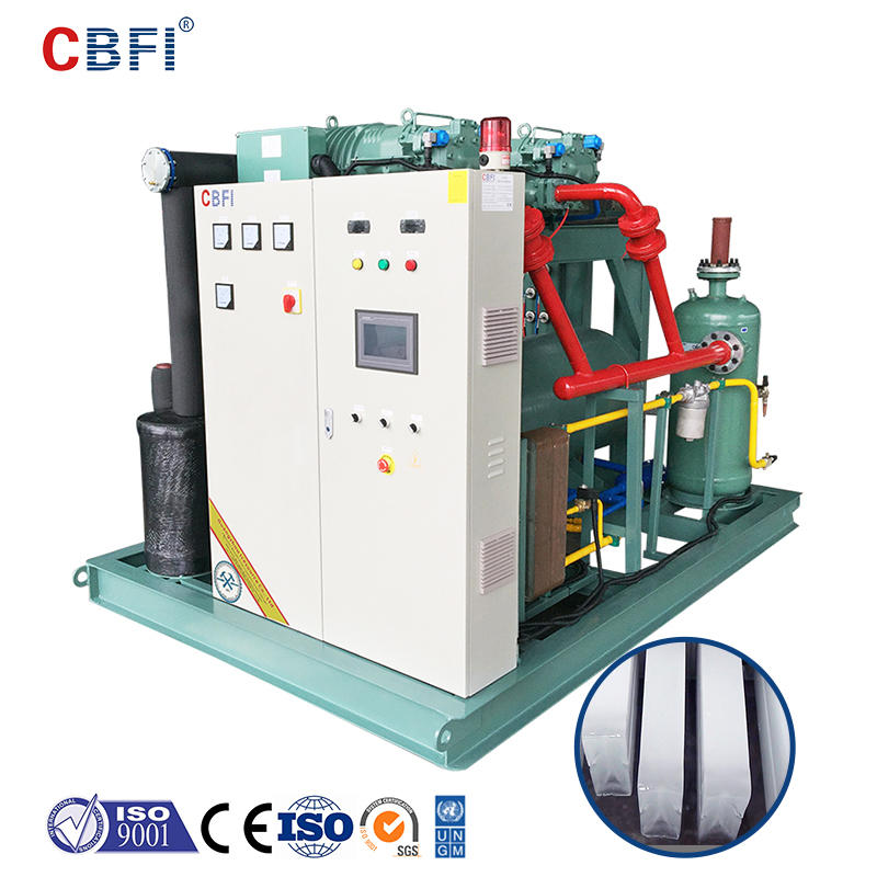 CBFI BBI300 30 طن في اليوم آلة تصنيع قوالب الثلج من النوع المالح