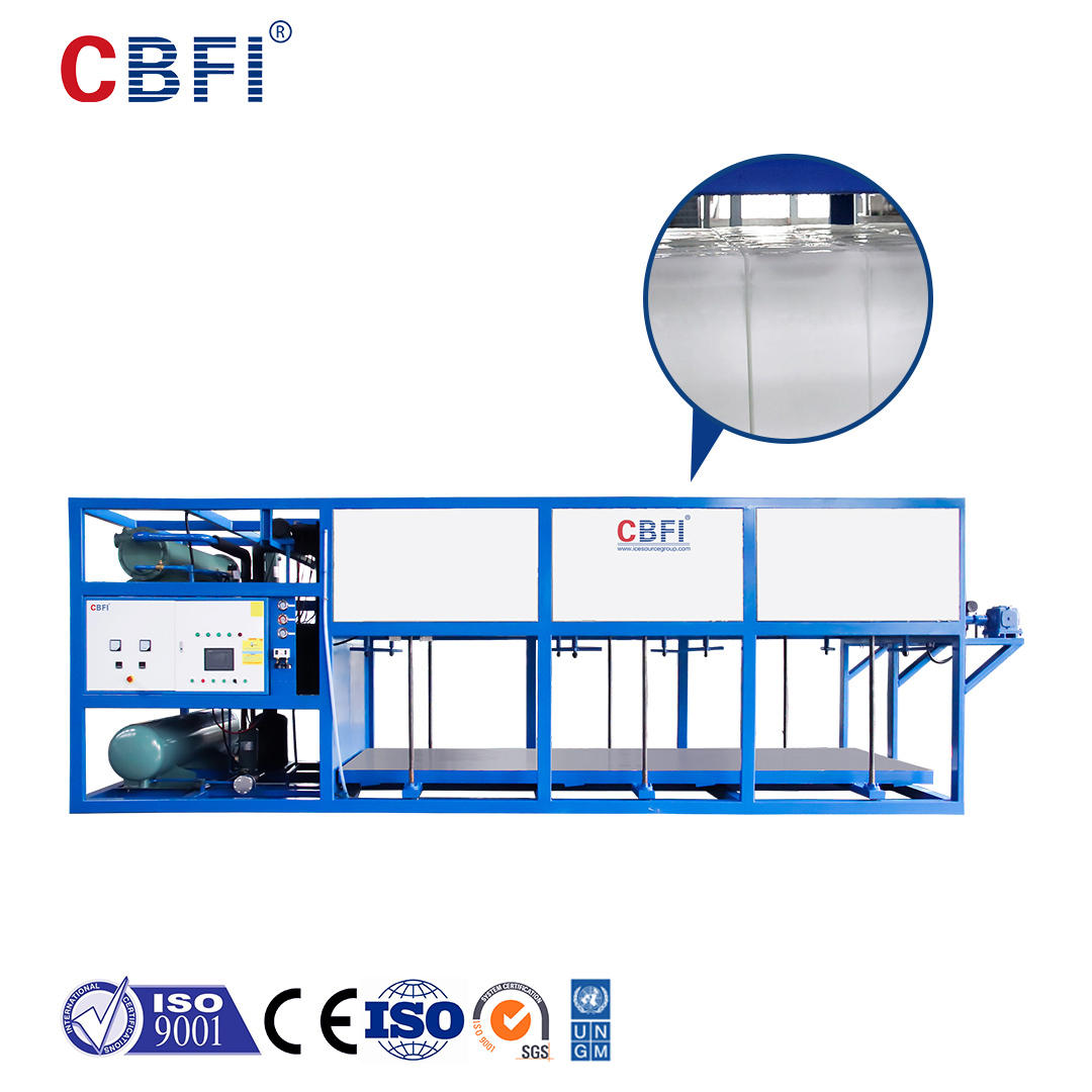 آلة تصنيع قوالب الثلج بالتبريد المباشر CBFI ABI150 15Tons
