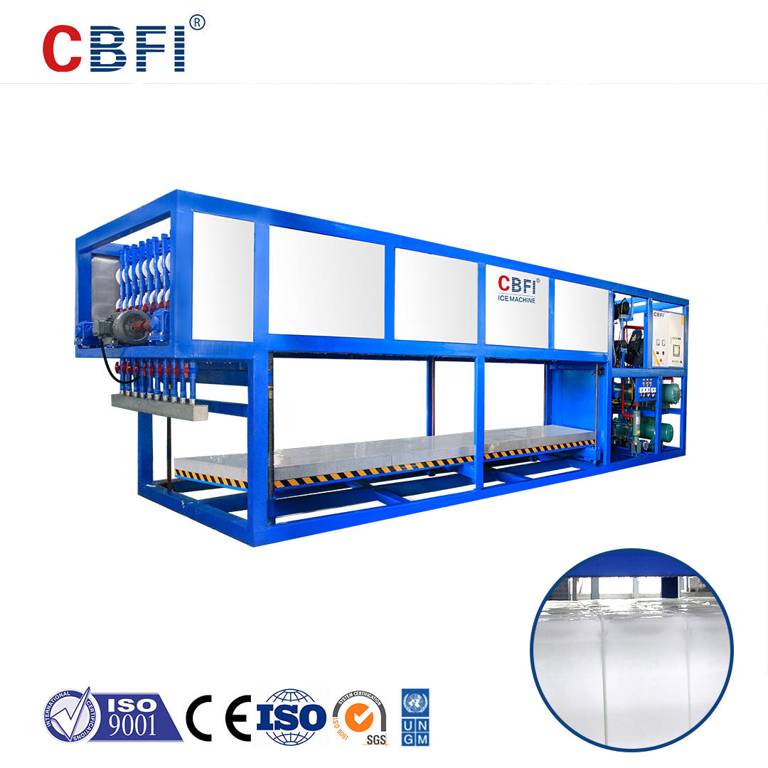 CBFI ABI100 10 ton dziennie maszyna do lodu z bezpośrednim chłodzeniem