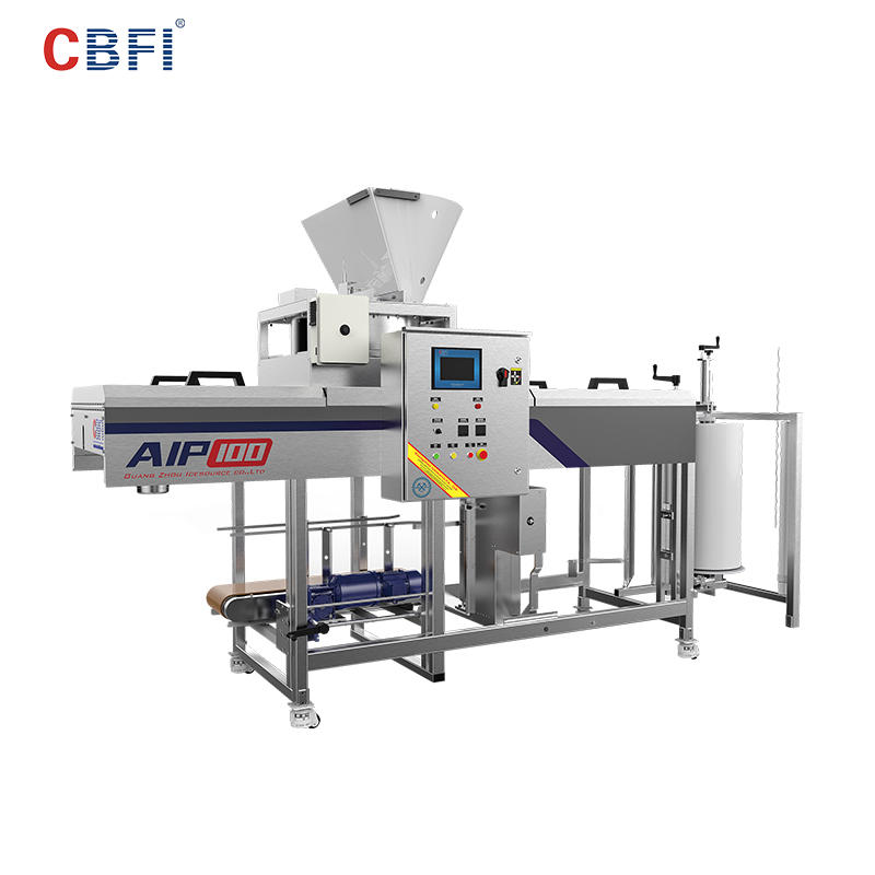 CBFI AIP Specs Automatic Ice Packing Machine For Large Ice Plants