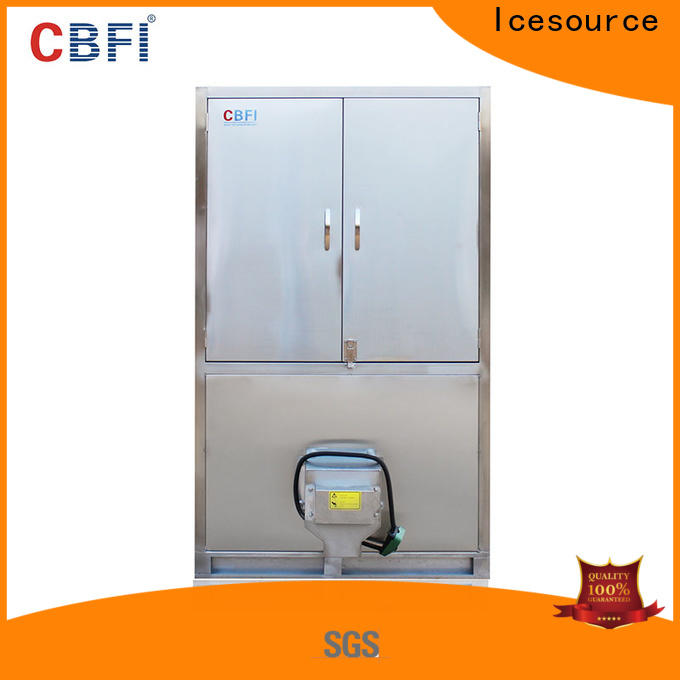 CBFI widely used industrial ice cube making machine supplier for vegetable storage